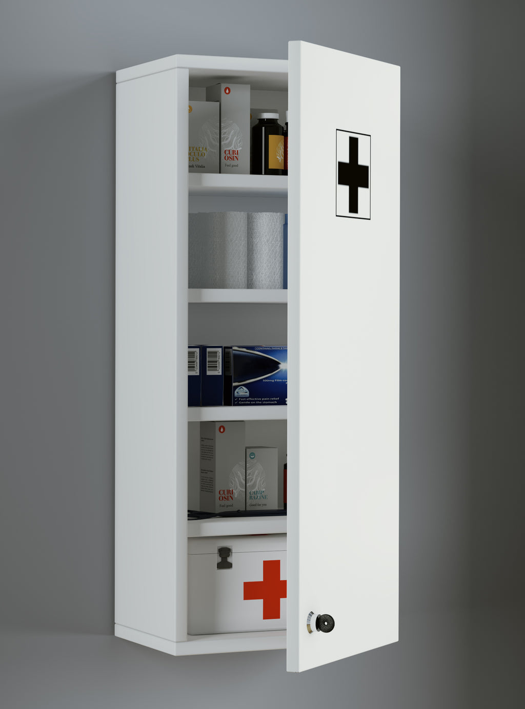 meberg Medizinschrank Universal-Box Arzneimittelbox