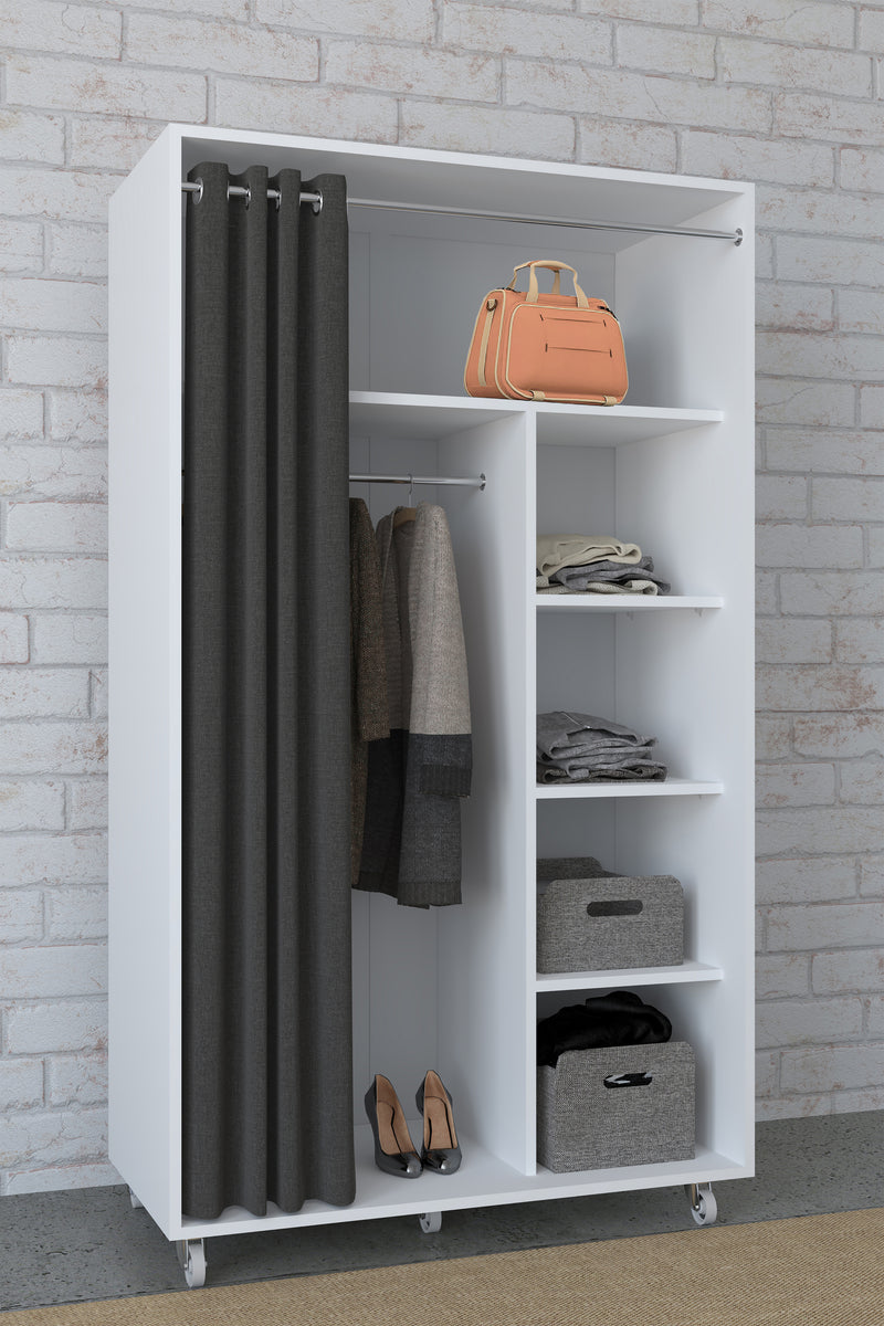 offener begehbarer kleiderschrank regal ostila – vcm24