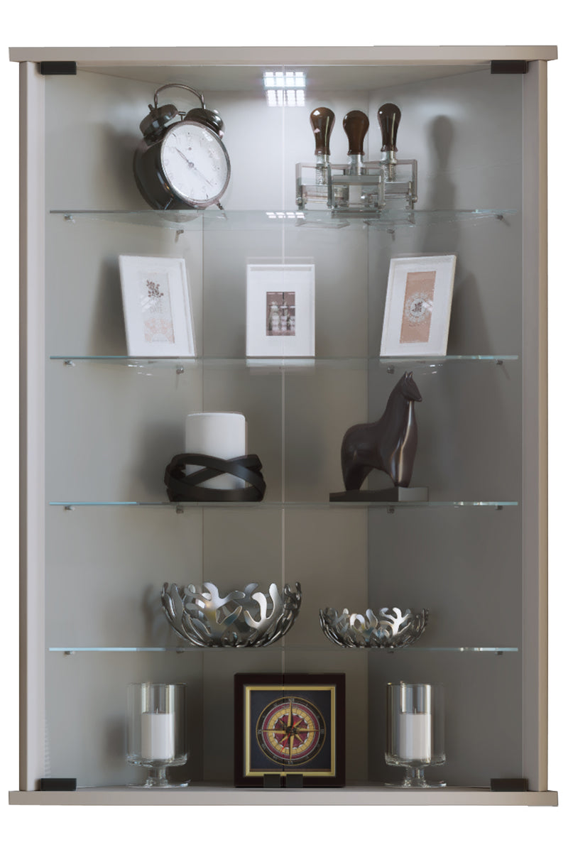 VCM® · Eckvitrine „Vecko“ mit Füßen · 5 Farben – VCM24