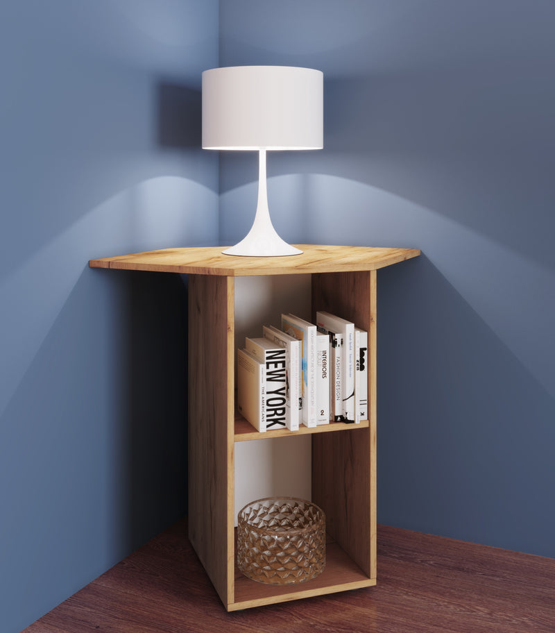 Eckkommode Regal „Sidal“ · 2 Farben