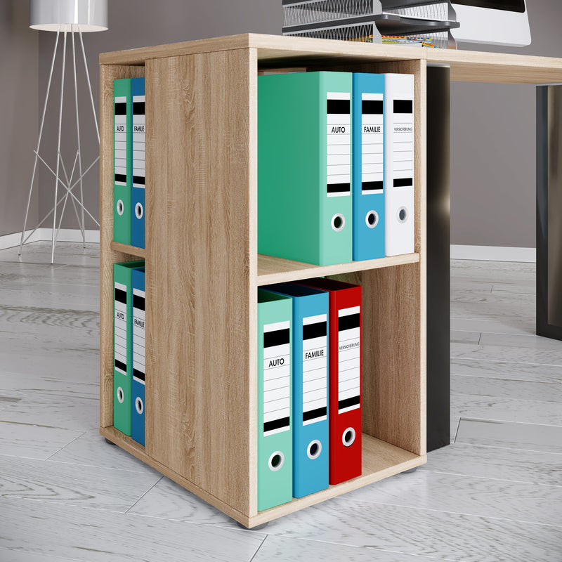 VCM24 Holz Sideboard – Rollcontainer Bürocontainer „Lona“