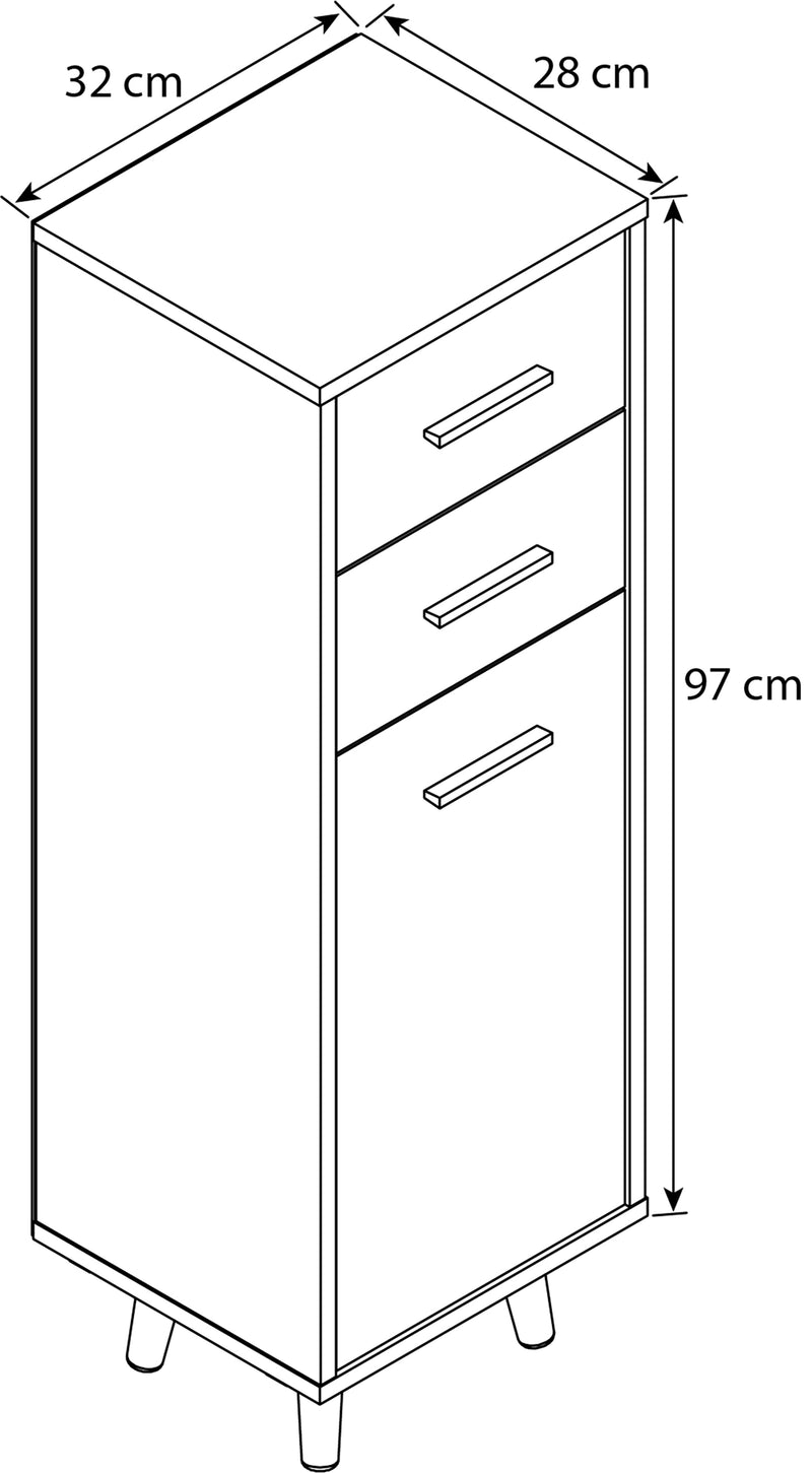 Midischrank Badmöbel „Landos“ – VCM24